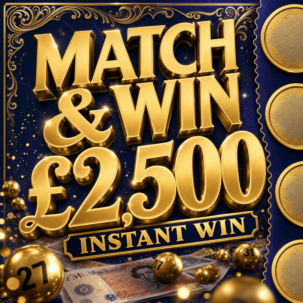 Match & Win - Scratch to Match the Winning Numbers!